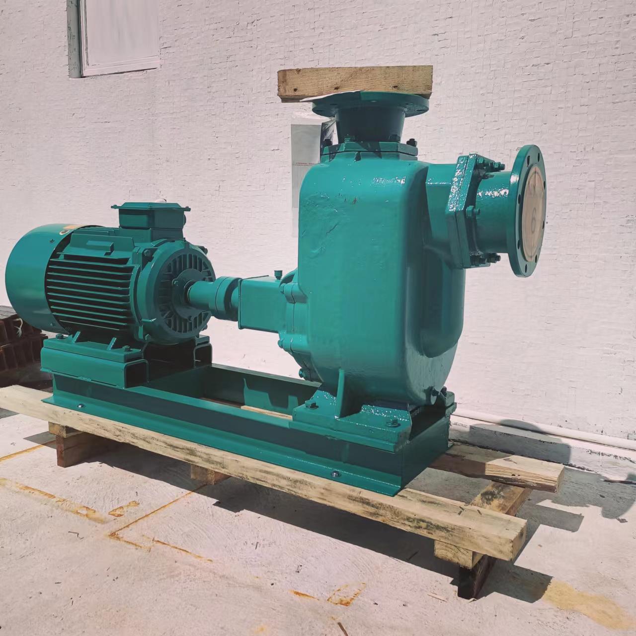 惠沃德污水自吸泵150zw1803855kw卧式无堵塞排污泵180流量