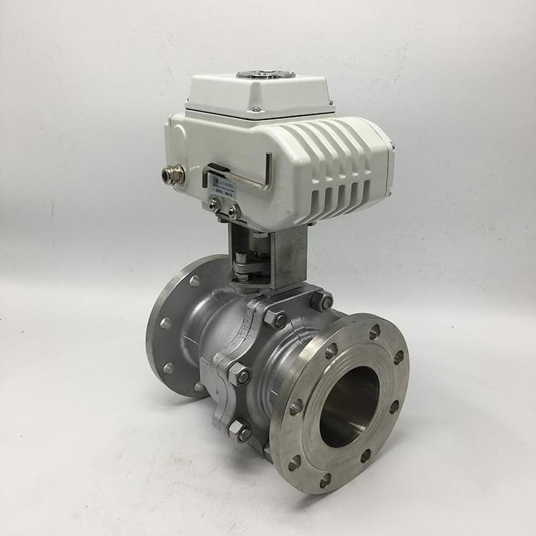 煜阀供应304电动法兰球阀q941f-25p 不锈钢电动开关型法兰球阀 自动