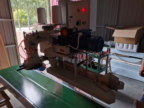 大米手提缝包机输送式手提式缝包机厂家直供