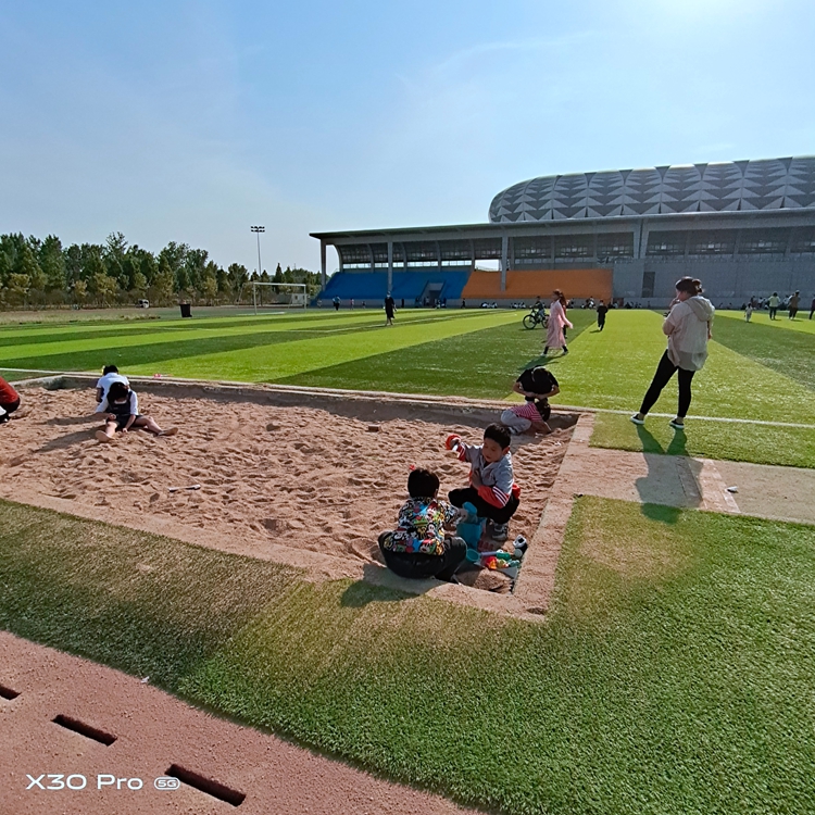 中考体育跳远沙坑海砂规格型号户外沙坑儿童海砂外观