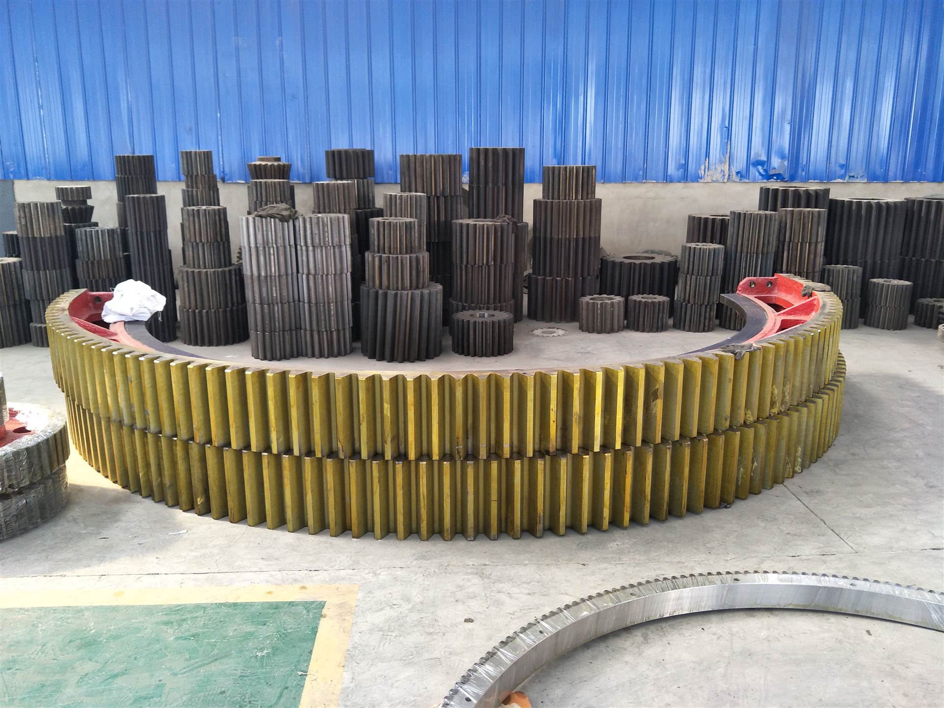 同心烘干机大齿轮安装方法介绍