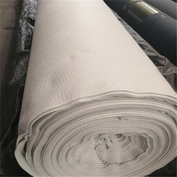 150g草绿色土工布防尘盖土保湿6米宽涤纶短纤非织造布