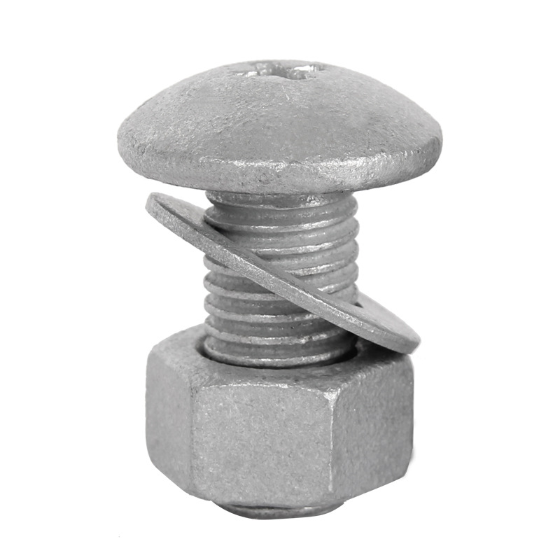 喷塑护栏防盗螺丝 镀锌防盗护栏螺栓-搜了网