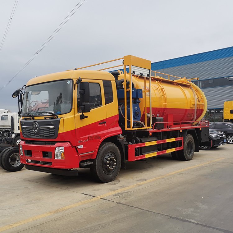 东风天锦清洗吸污车国六12方15方管道疏通车厂家定制可分期