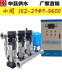 百色生活供水无负压变频设备 二次增压泵组 户外一体化集成泵房