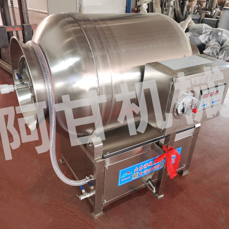 脱骨鸡爪真空滚揉机鸡胸肉酱牛排腌肉入味机自动上料真空腌制机