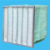 供应 无纺布纤维过滤棉 空调风柜用中效除尘 袋式过滤器
