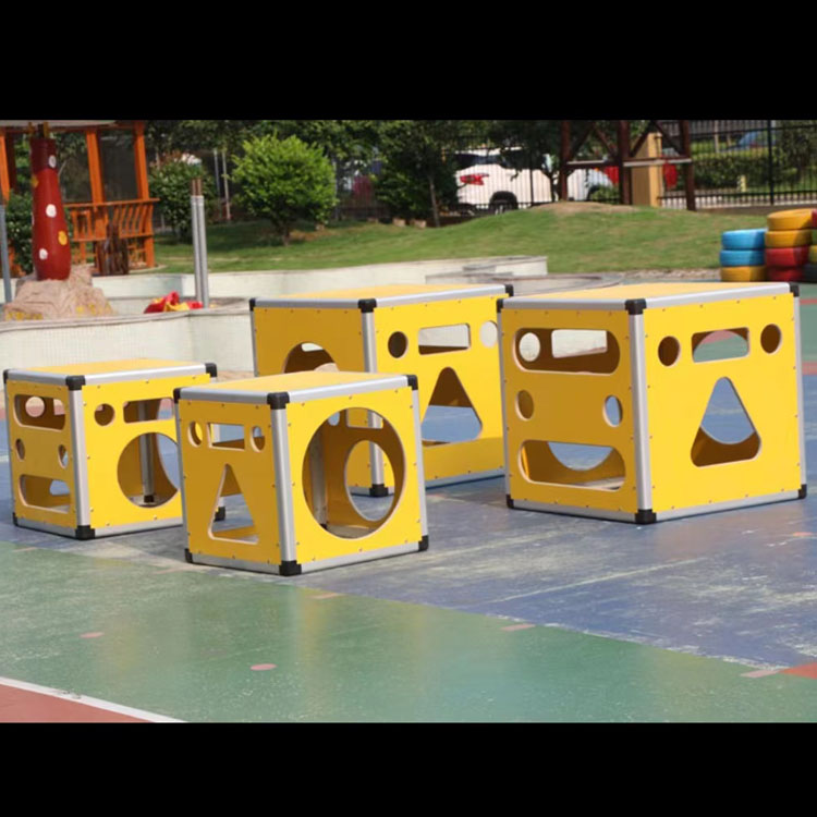幼儿园安吉游戏方箱 户外玩具感统平衡训练器械 组合套装搭配箱 博美