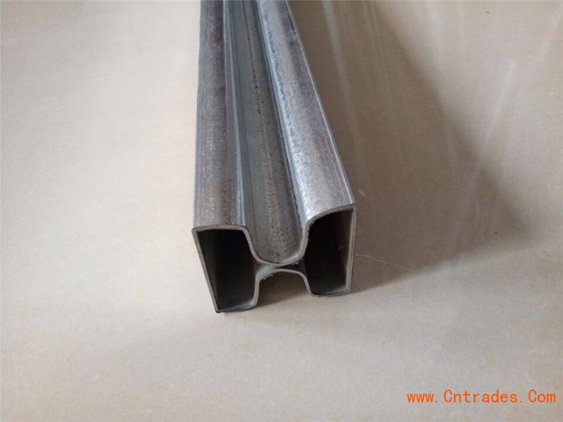 镀锌带凹槽管加工厂3978双面凹槽