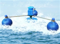 380V大功率浮球增氧泵  3大叶轮浮水增氧机 0.75单相鱼塘增氧机