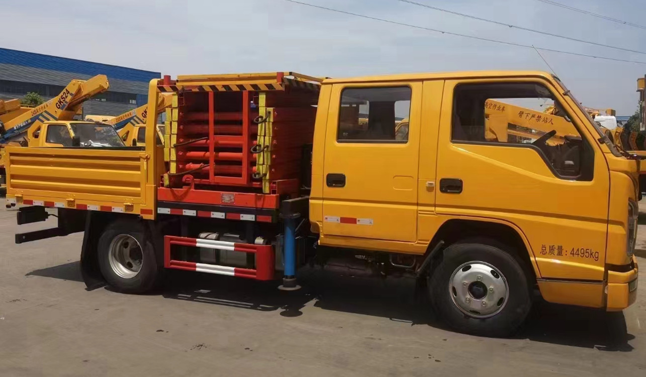 10米升降平台车双排驾驶室登高车送车上门