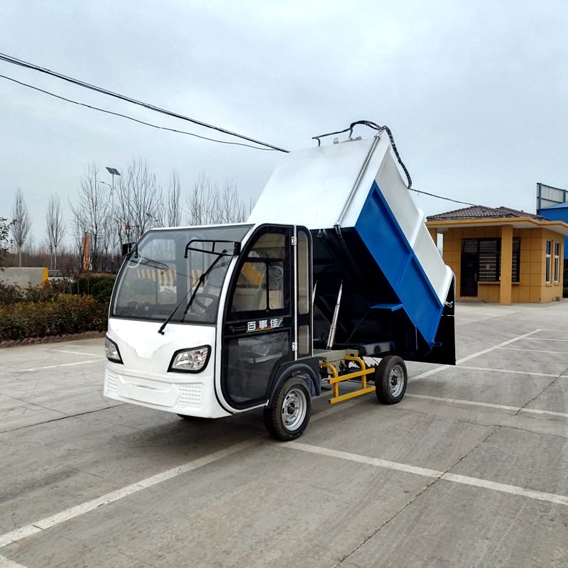 电动四轮挂桶垃圾车 宜昌拉垃圾电动四轮车在哪买销售点