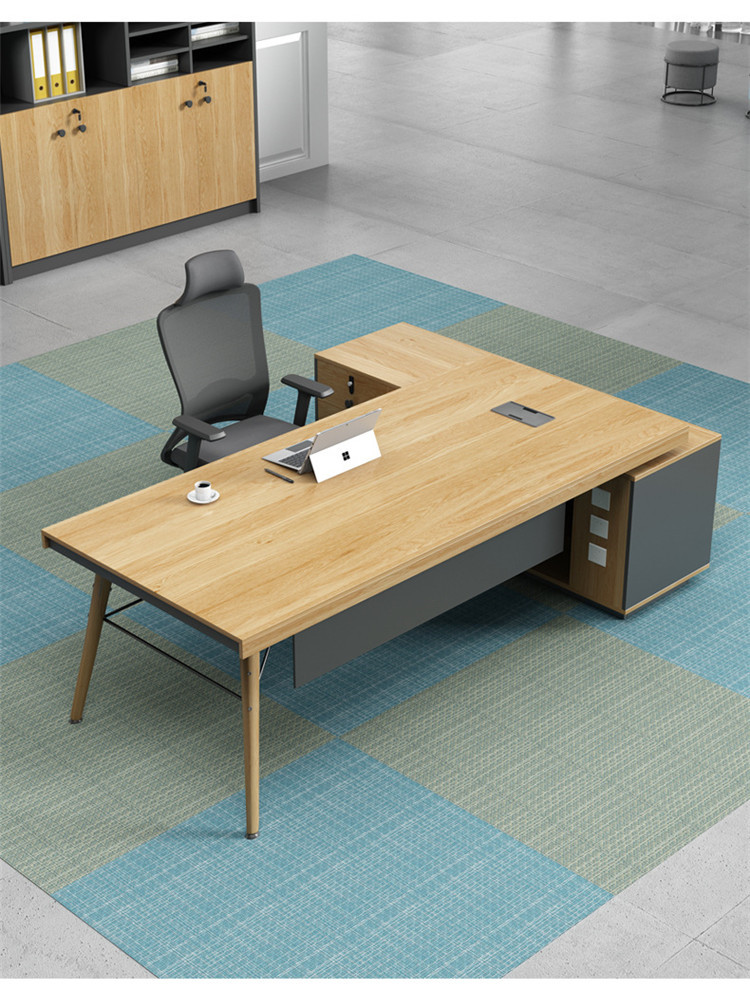 单人主管桌经理桌简约现代大班台18米青岛办公桌定制精选材质