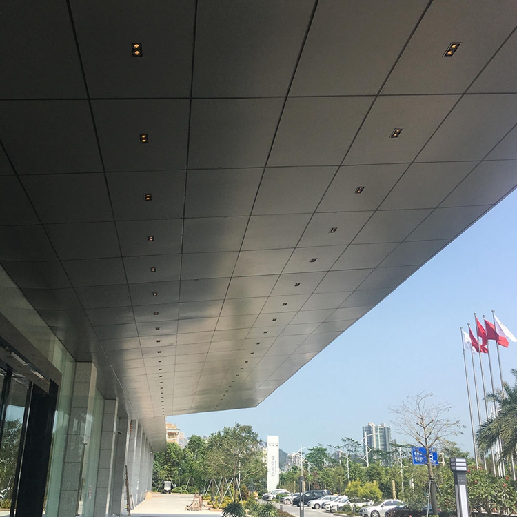 遮阳雨棚铝板石家庄铝单板厂家