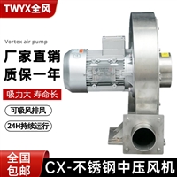 金属粉尘回收送风机 全风CX-150A 4KW透浦式中压粉尘颗粒输料风机