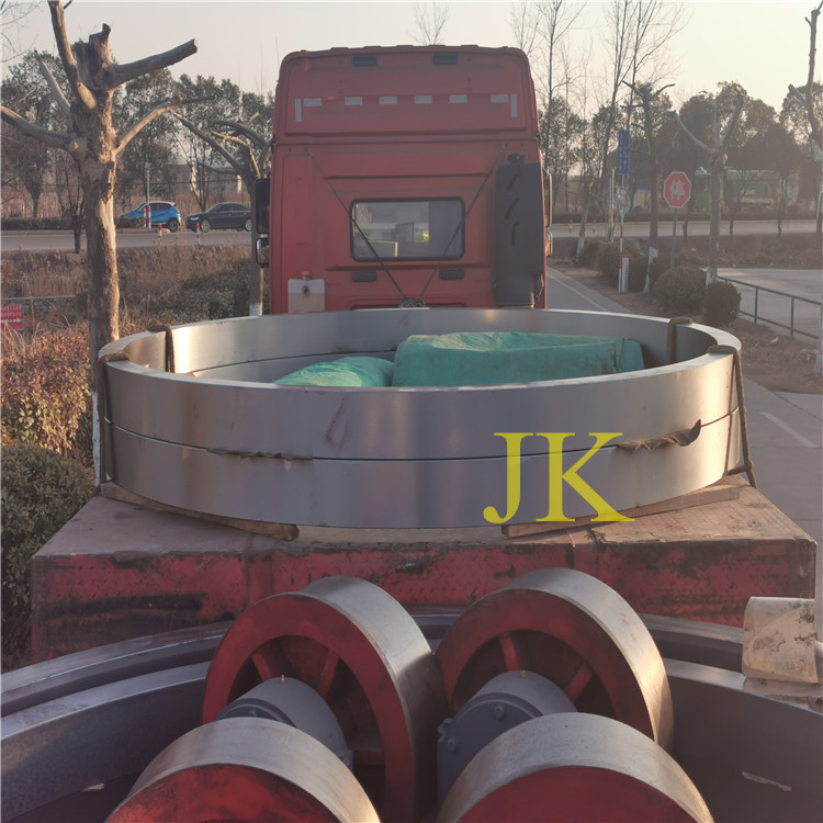 4米烘干机轮带烘干机轮带换垫板生产厂家