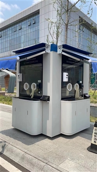 1分钟快采便民核酸采样工作站 移动式核酸采样亭 单双人可定制钣金款