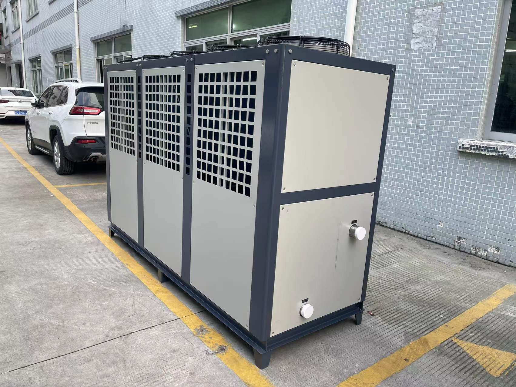 水产养殖恒温装置 海鲜水产养殖恒温水冷系统 水池循环降温设备