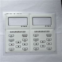 PVC按键面贴印刷电子控制面板PET薄膜面贴价格