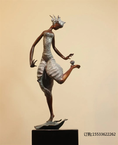 抽象人物铸铜雕塑现代创意铜雕人物铸铜雕塑定制酒店工艺品摆件
