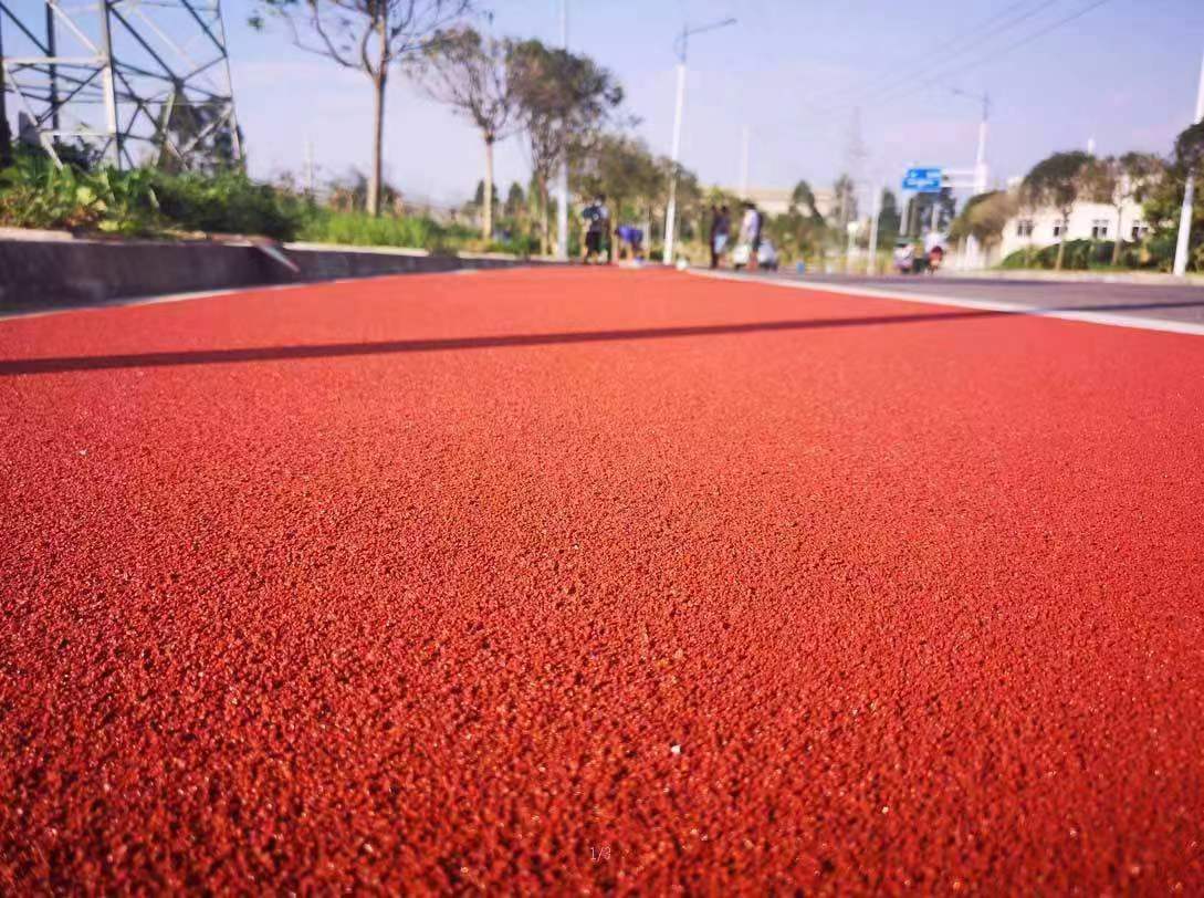 山东彩色微表处施工，菏泽彩色道路，彩色微表处施工