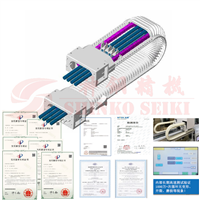 无尘车间用拖链-洁净室用拖链-柔性拖链-静音拖链