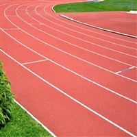 学校操场混合型塑胶跑道 自结纹跑道地胶新国标环保 明晟体育