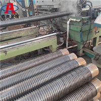 大型厂房用散热器 高频焊法兰翅片管生产762寸半 嘉奥