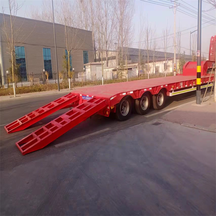 广西三线六轴液压爬梯高低板半挂车厂家报价