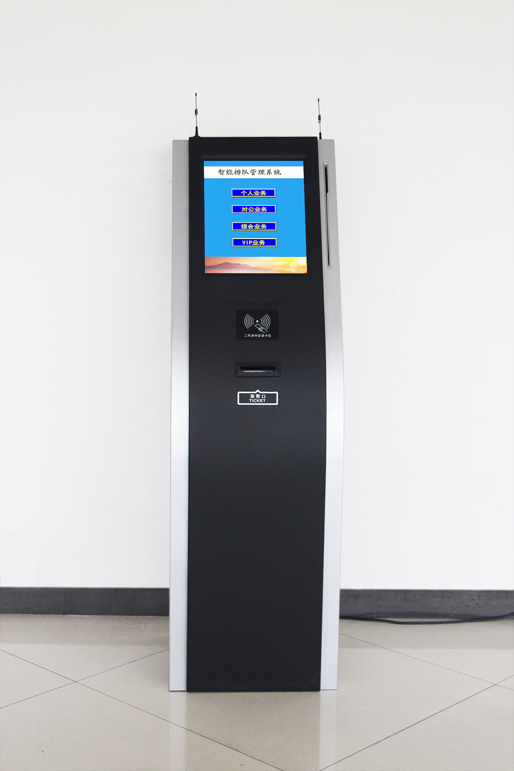 石家庄排队叫号系统17寸排队叫号机本地工厂排队机取号机
