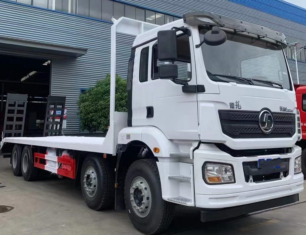 大马力平板运输车 四轴平板拖车 可支持分期送车