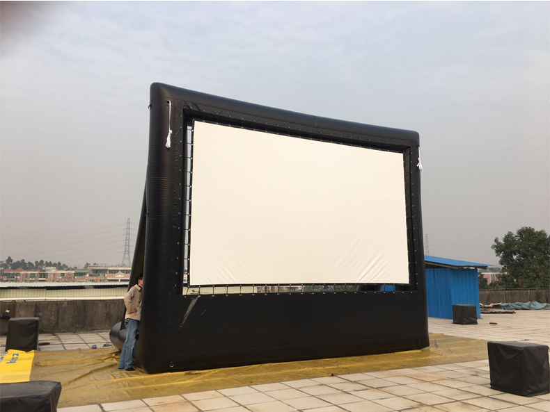 汽车影院放映设备露天影院放映设备户外便携充气幕布荧幕
