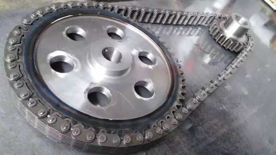 定做传动链条 无声齿形链条 内外导式齿形链及配套链轮