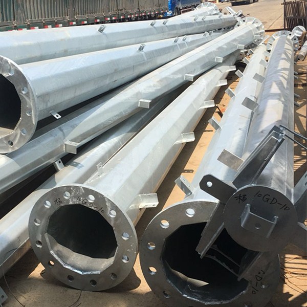 高压输电钢管杆厂家 电力钢管杆定制 单回路钢管杆