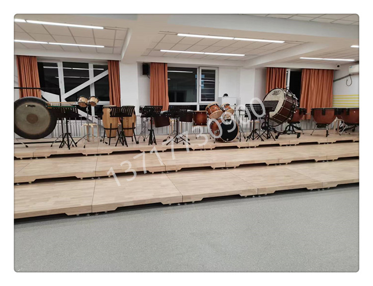 大型乐器演奏伸缩合唱台乐器演奏台