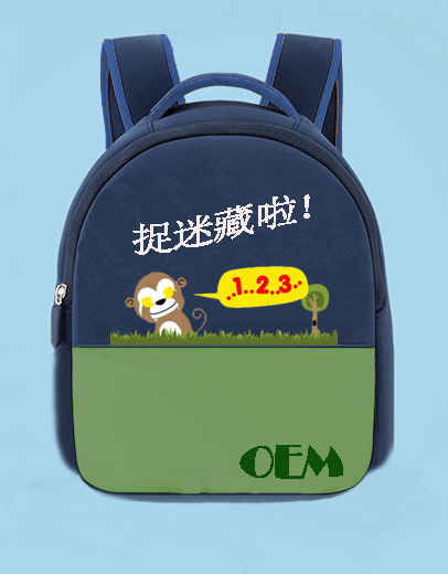 儿童背包定制设计广告包 双肩包 卡通背包 学生包定制