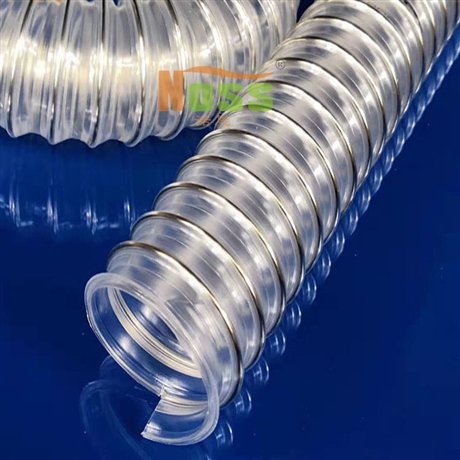 供应NOSS牌无塑化剂输送管 食品级钢丝软管 耐高温食品管