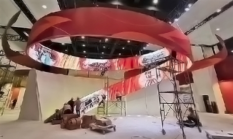 高清led软模组 柔性屏 异形创意屏 可弯曲 定制