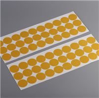 供应姜黄色pet双面胶生产0.2PET双面胶带模切供应