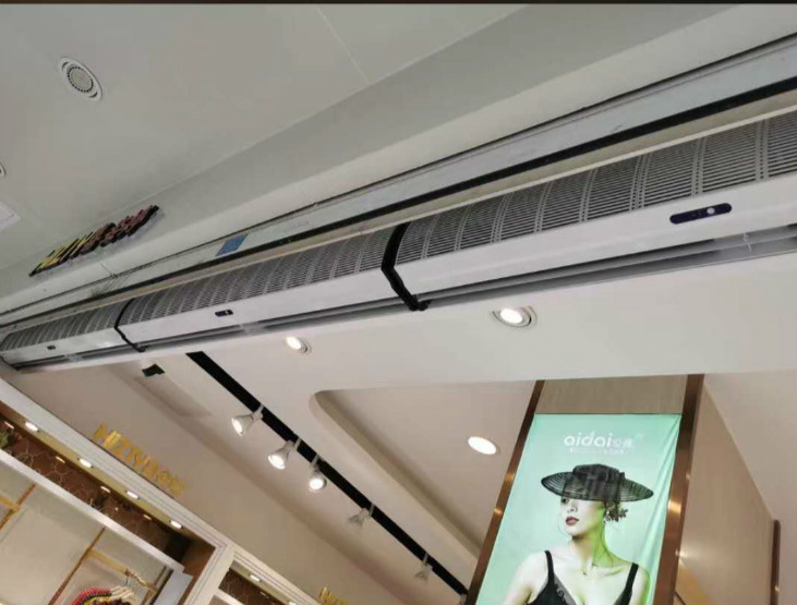 重庆风幕机批发风幕机09米大风量低噪音贯流式风帘机空气幕风闸