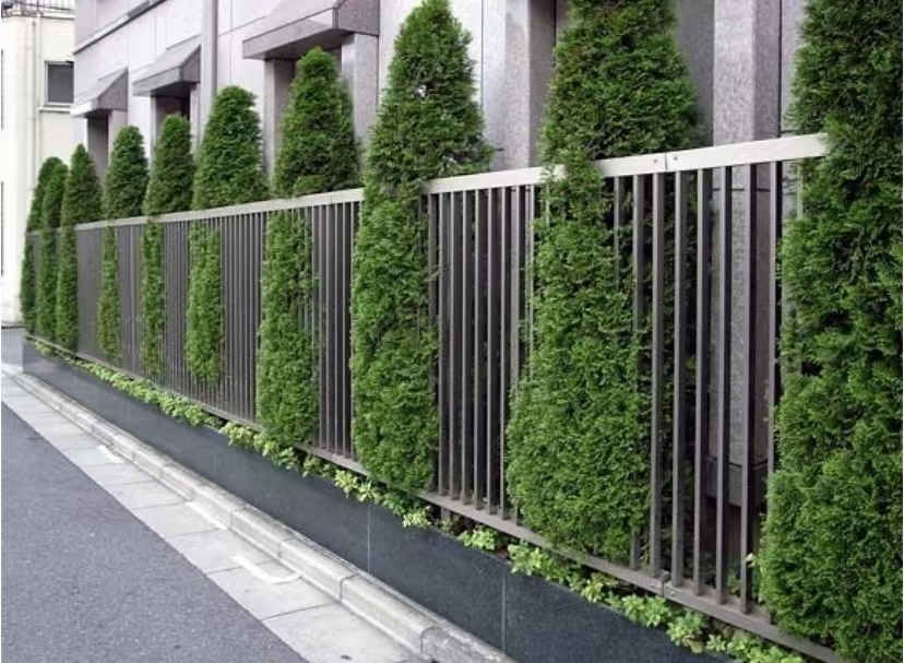 铁艺围墙围栏小区栏杆定制厂家