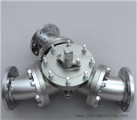 上海气动三通Y型球阀 自动阀门生产厂家