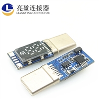 USB TYPE-CԹͷ 16P ʽPCB о 100W type-cͷ