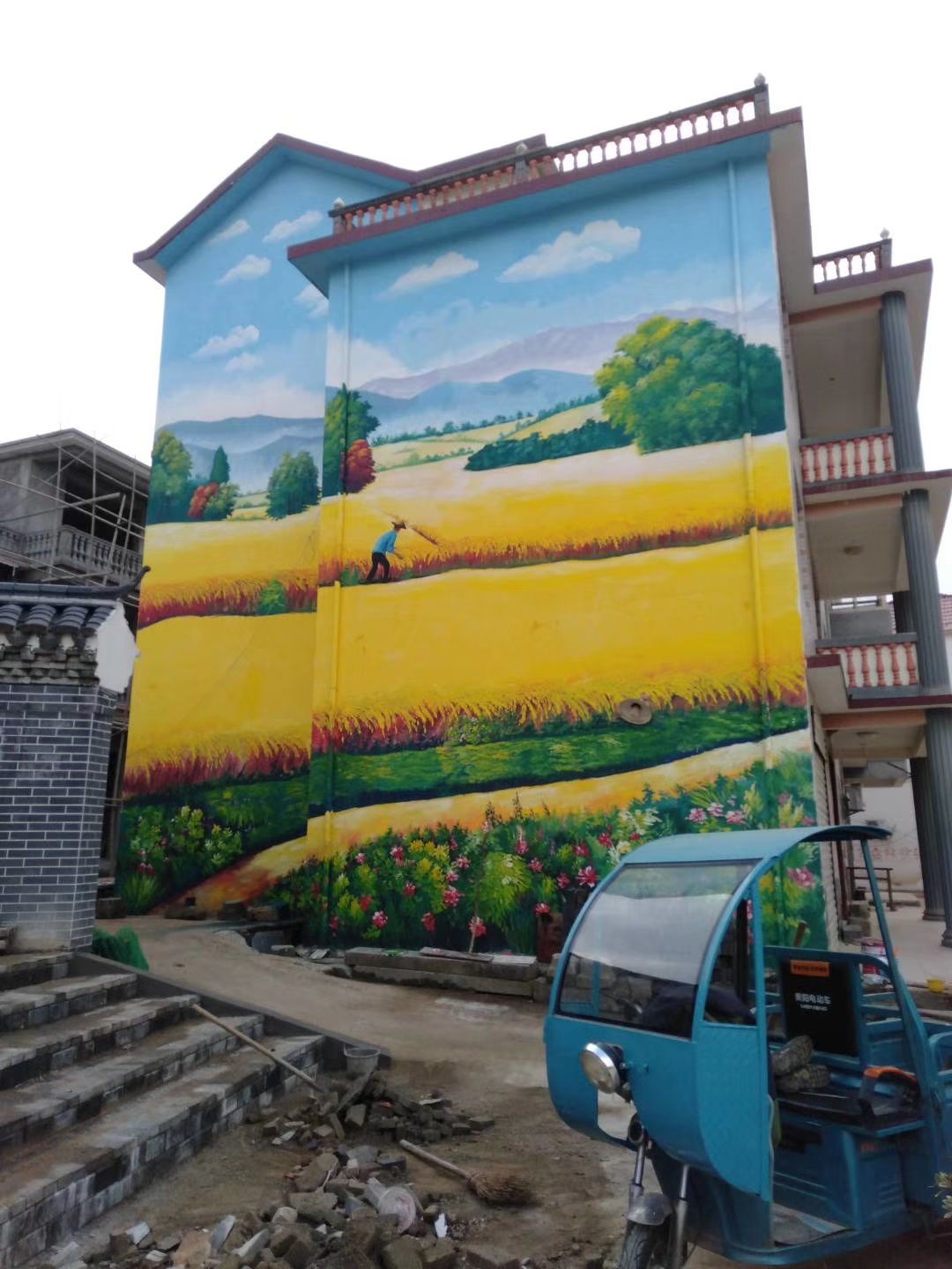 深圳户外围墙彩绘手绘墙画推荐_搜了网