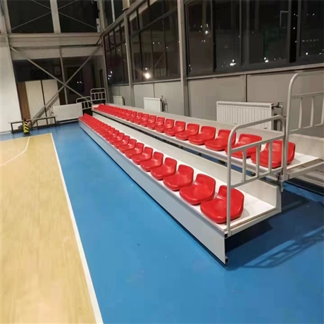 永泰体育供应 学校篮球场馆 室外活动伸缩看台座椅 支持来图定制