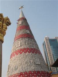 圣诞装饰布置厂家定制20米以上巨型圣诞树
