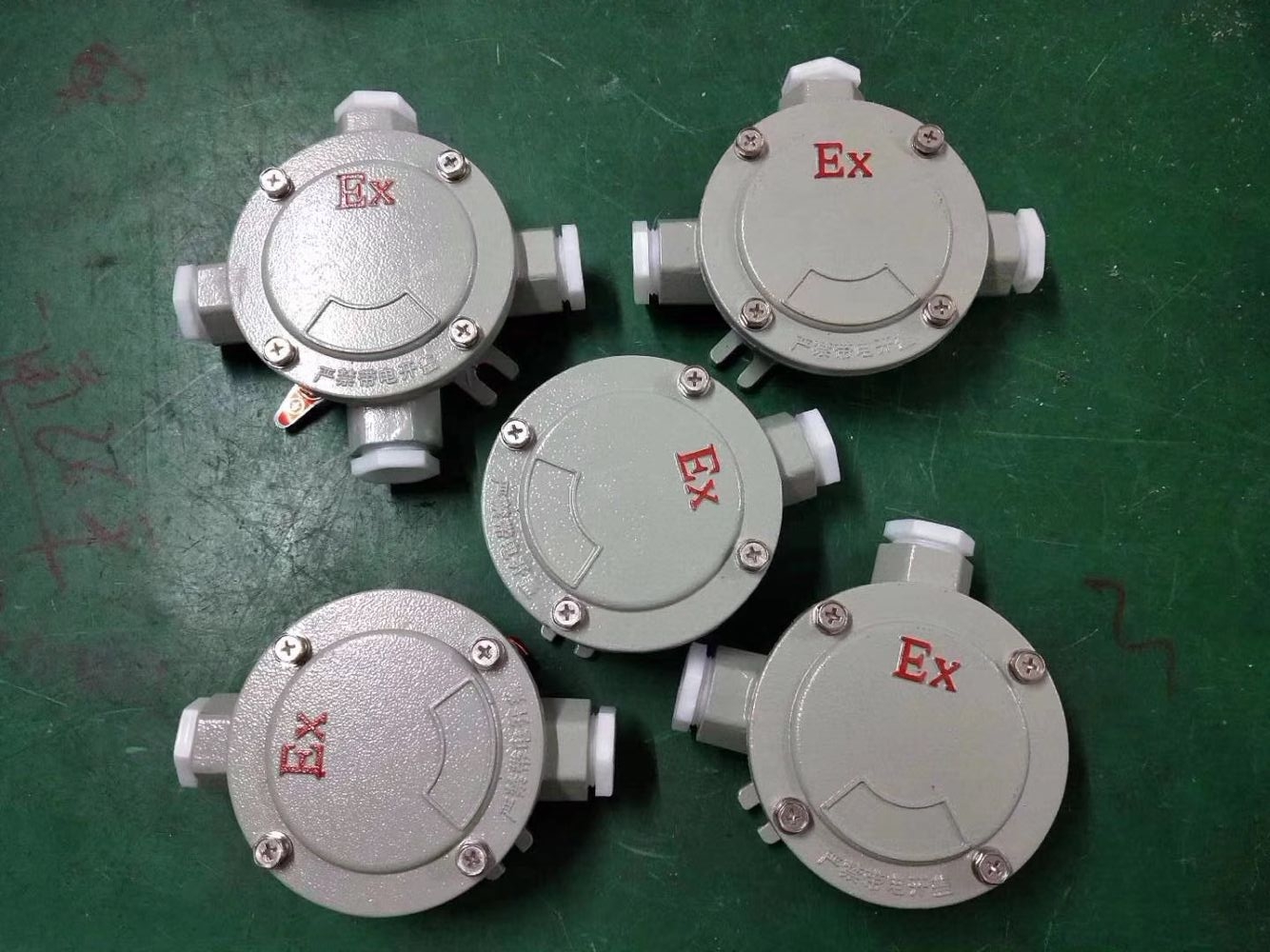 直通平ah-g1/2-b不锈钢防爆接线盒dn15铸铝4分二通bhd51