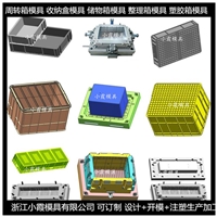 大型注塑模具公司 新款ABS周转箱塑料模具