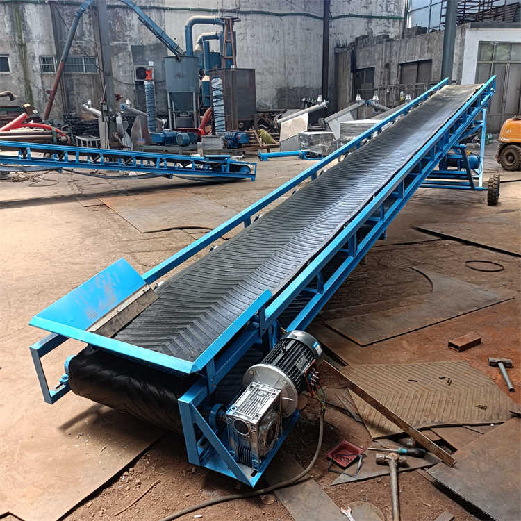 废纸煤渣皮带传送机xwzf自动升降80公分宽输送机