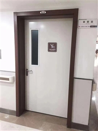 木质医院门 有利于创造温度适宜 清洗方便 多种开启方式更方便